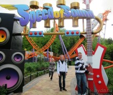 5 супер американских горок в одном парке развлечений!