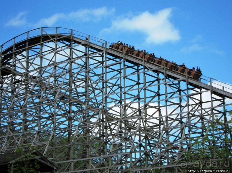 5 супер американских горок в одном парке развлечений!