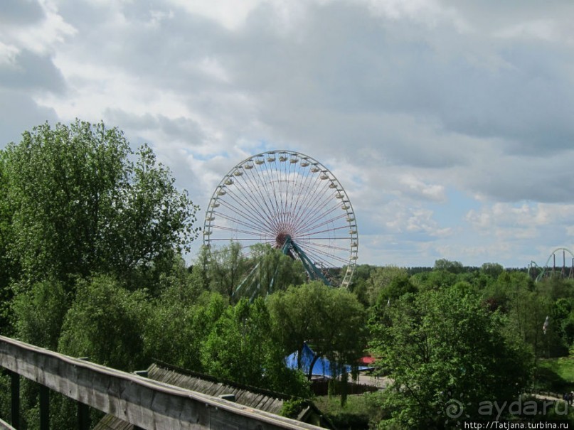 5 супер американских горок в одном парке развлечений!