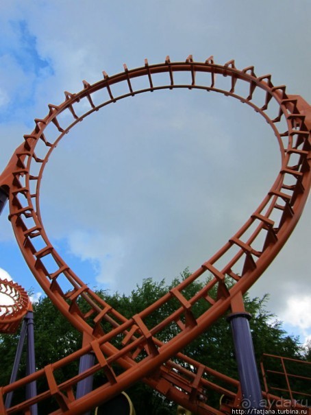 5 супер американских горок в одном парке развлечений!