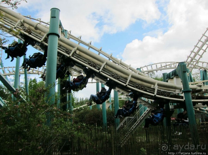 5 супер американских горок в одном парке развлечений!