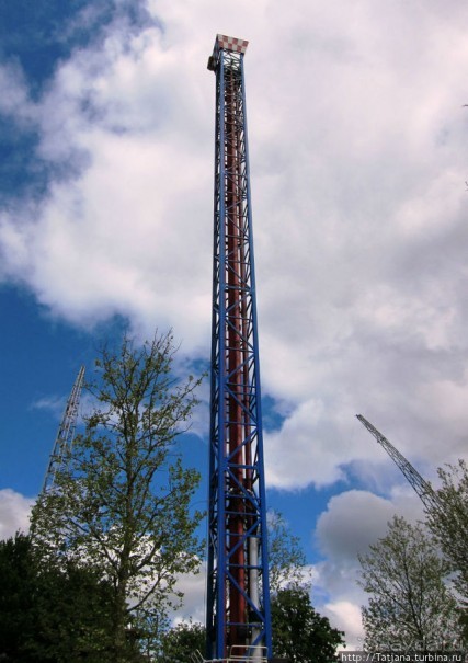 5 супер американских горок в одном парке развлечений!