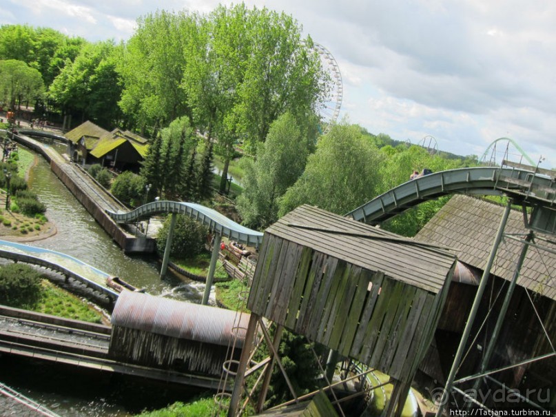 5 супер американских горок в одном парке развлечений!