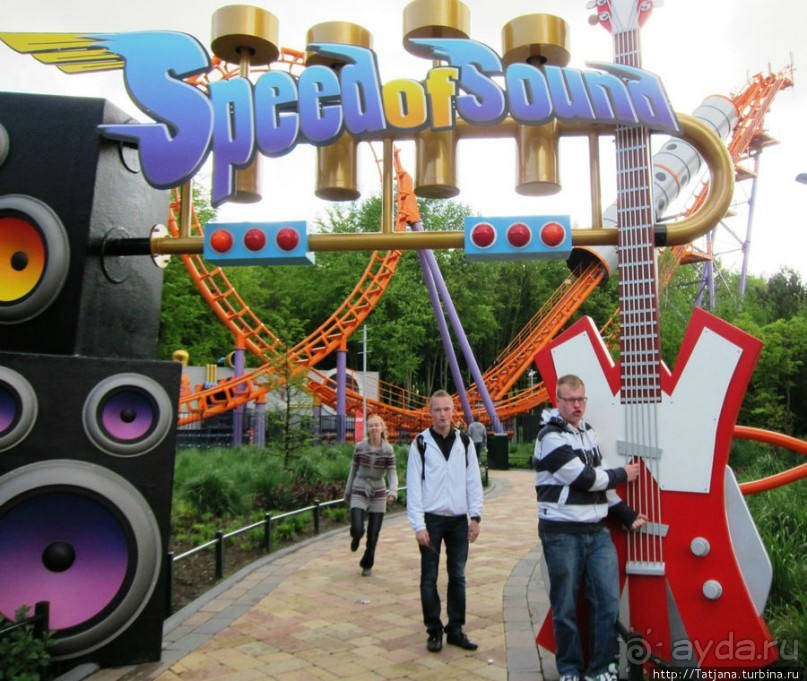 5 супер американских горок в одном парке развлечений!