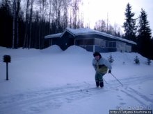 Божественная тишина природы, караоке и сауна.