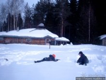 Божественная тишина природы, караоке и сауна.