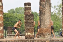 На велосипедах по заповеднику "Сукхотай"