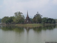 На велосипедах по заповеднику "Сукхотай"