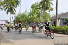 На велосипедах по заповеднику "Сукхотай"