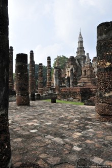 На велосипедах по заповеднику "Сукхотай"