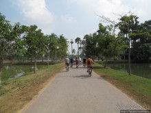 На велосипедах по заповеднику "Сукхотай"