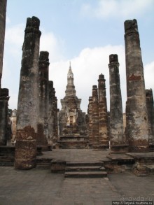 На велосипедах по заповеднику "Сукхотай"