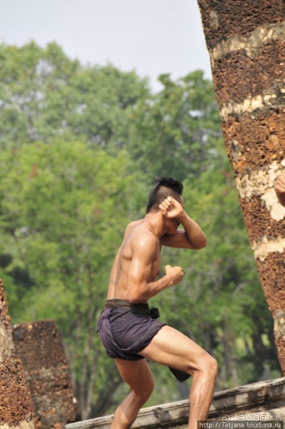 На велосипедах по заповеднику "Сукхотай"