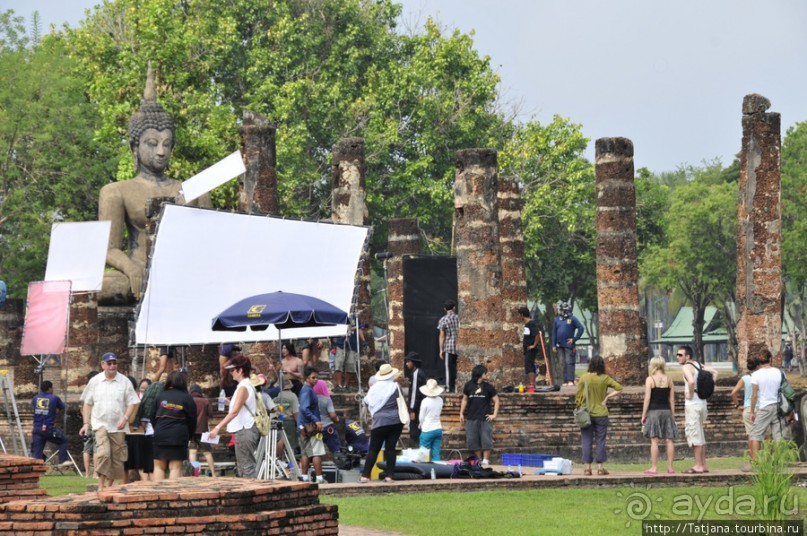 На велосипедах по заповеднику "Сукхотай"