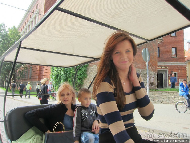 Рикша в Риге