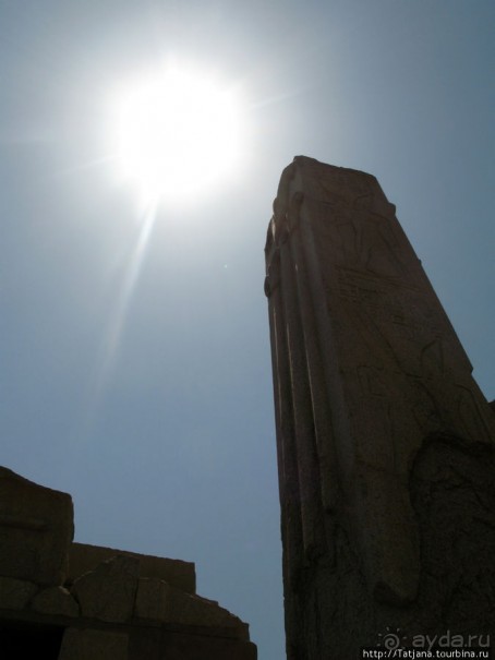 Пустыня ... жара и великолепие Луксора