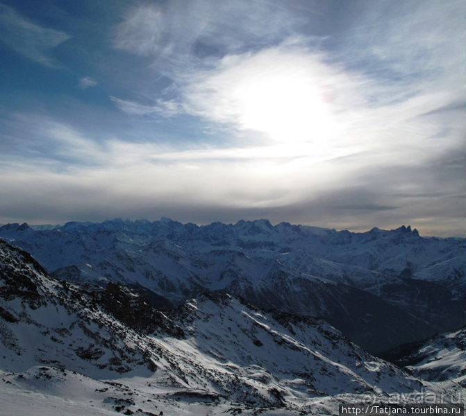 Cолнечные Альпы Франции и их невероятный простор.