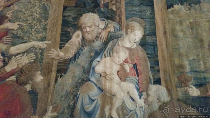 Потолок Сикстинской капеллы и путь к ней (Ватикан)