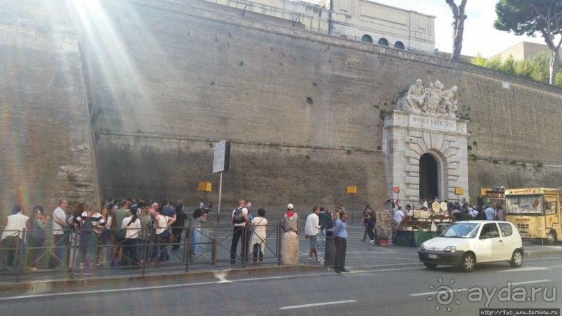 Потолок Сикстинской капеллы и путь к ней (Ватикан)