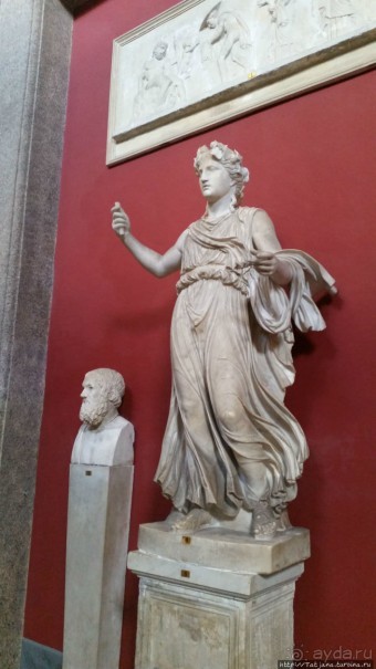 Потолок Сикстинской капеллы и путь к ней (Ватикан)