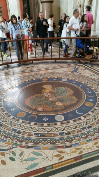 Потолок Сикстинской капеллы и путь к ней (Ватикан)