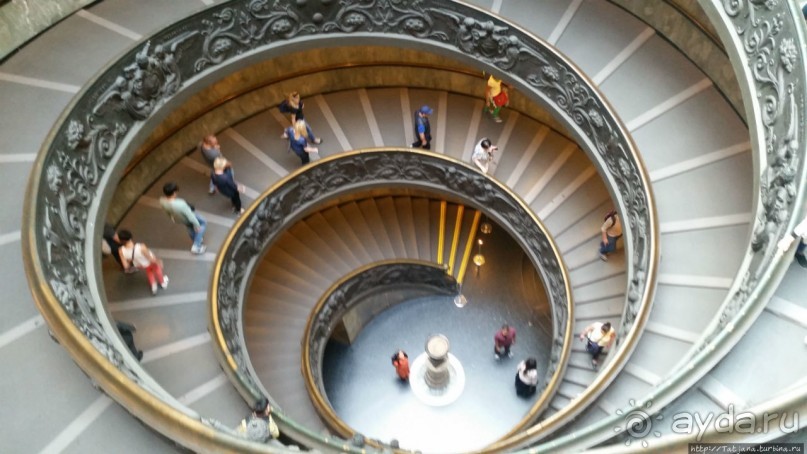 Потолок Сикстинской капеллы и путь к ней (Ватикан)