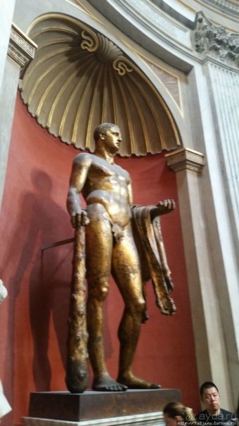 Потолок Сикстинской капеллы и путь к ней (Ватикан)