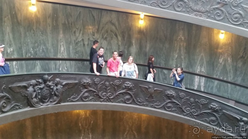 Потолок Сикстинской капеллы и путь к ней (Ватикан)