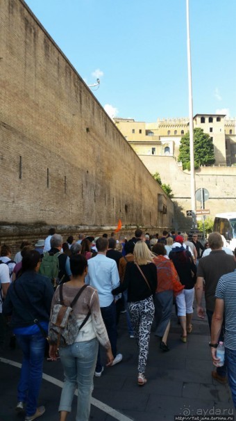 Потолок Сикстинской капеллы и путь к ней (Ватикан)