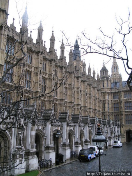 А также огни ночного Лондона, дождь и пеликан...