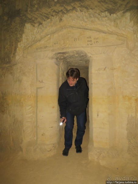 Прогулка по мергельным катакомбам "Caestert"