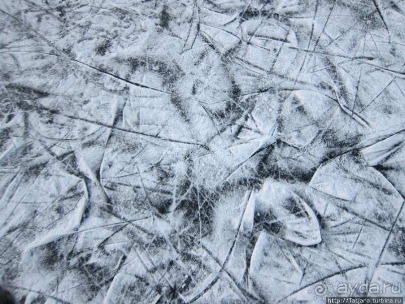 Наконец - то замерз "Уточкин" пруд... и все идут на каток