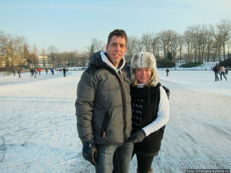 Наконец - то замерз "Уточкин" пруд... и все идут на каток