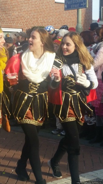 Карнавальное шествие в деревне Kleine Meers