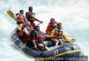 Рафтинг по горной реке Манавгат
