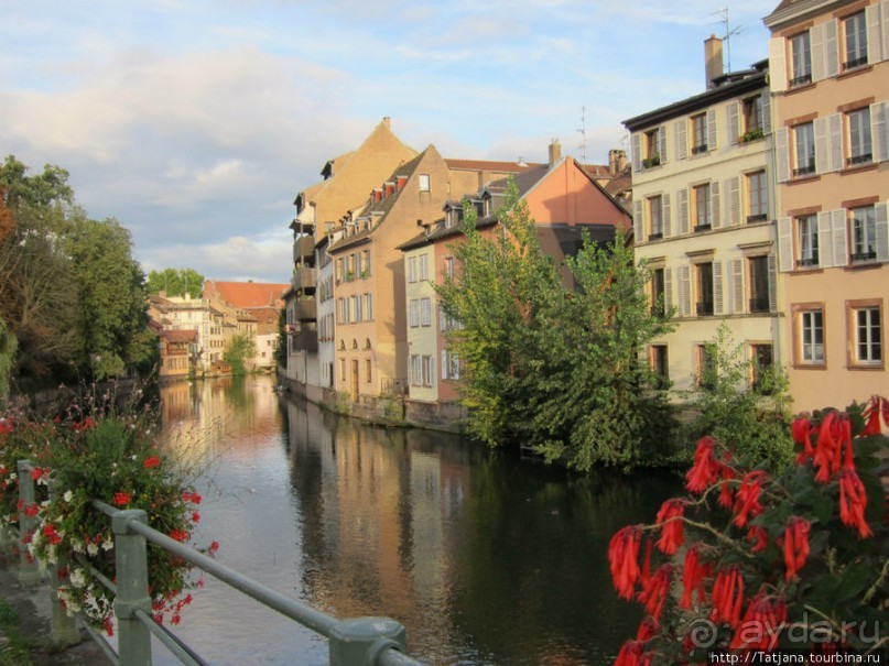 Архитектура и цветы Страсбурга.