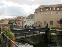 Архитектура и цветы Страсбурга.