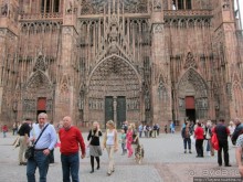 Архитектура и цветы Страсбурга.