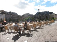 Архитектура и цветы Страсбурга.