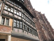 Архитектура и цветы Страсбурга.