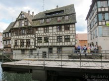 Архитектура и цветы Страсбурга.