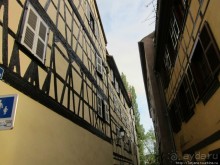 Архитектура и цветы Страсбурга.