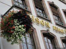 Архитектура и цветы Страсбурга.