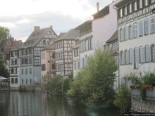 Архитектура и цветы Страсбурга.