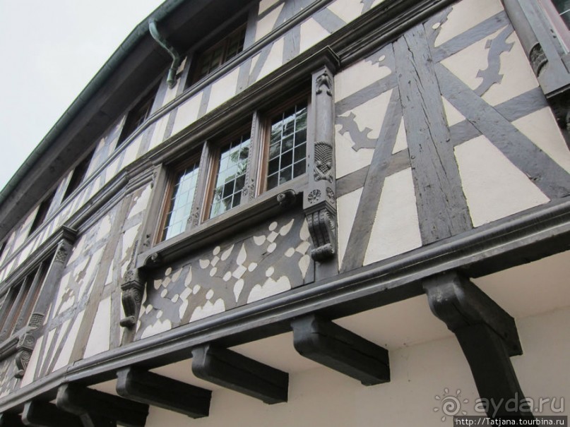 Архитектура и цветы Страсбурга.