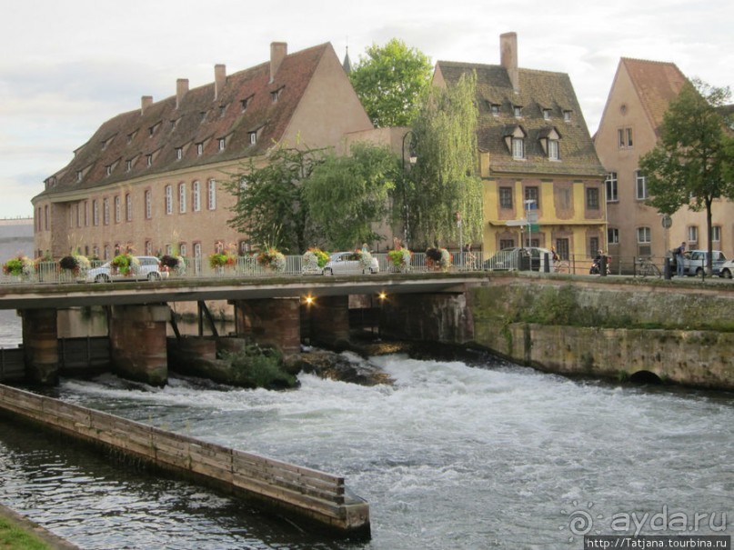 Архитектура и цветы Страсбурга.