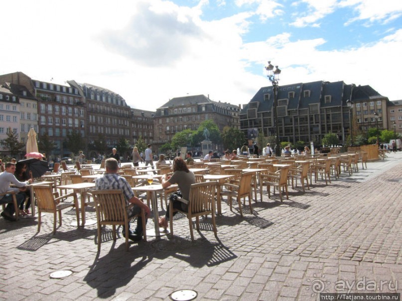 Архитектура и цветы Страсбурга.
