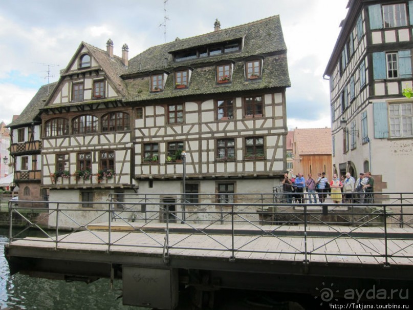 Архитектура и цветы Страсбурга.