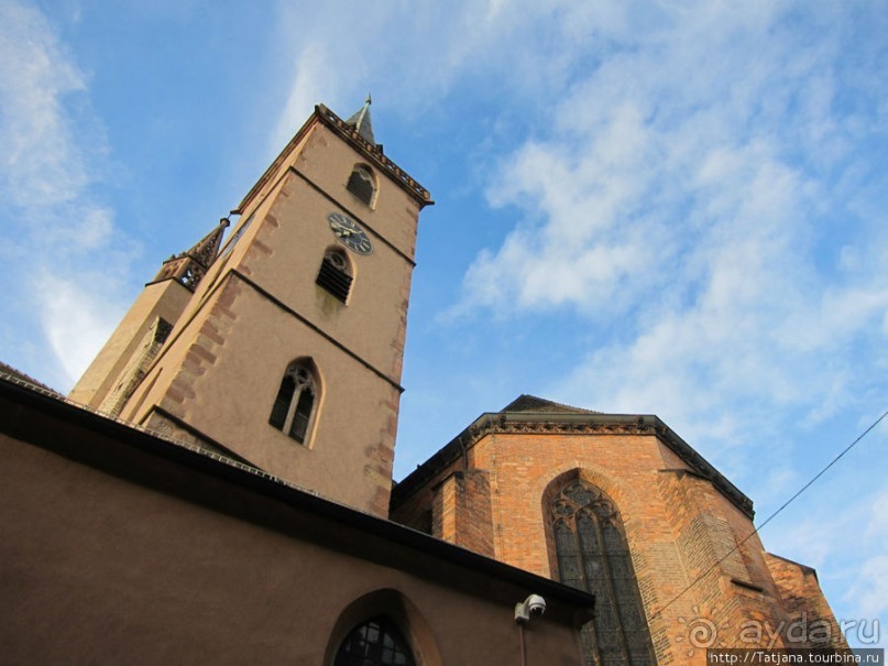 Архитектура и цветы Страсбурга.