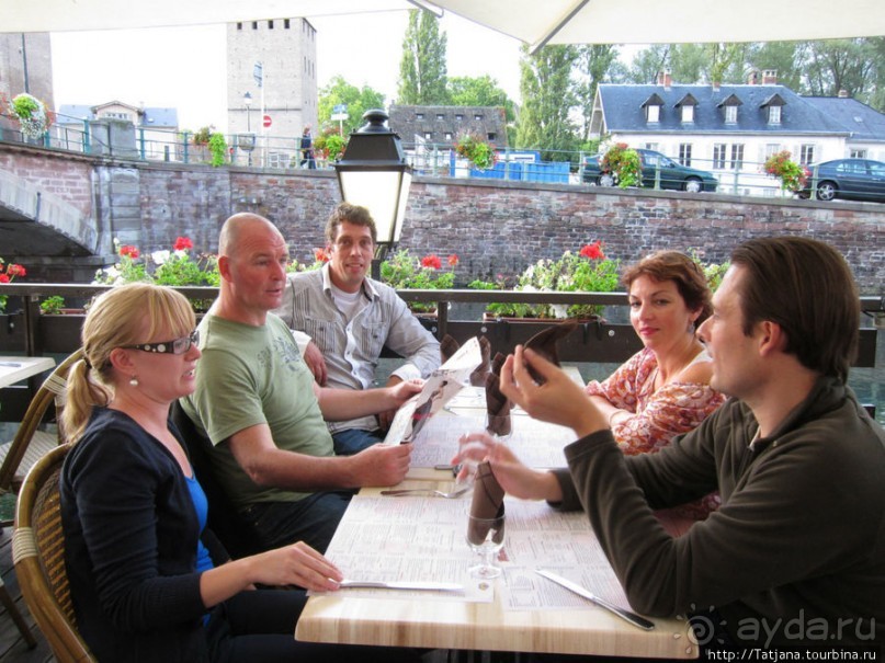 Архитектура и цветы Страсбурга.